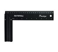 Faithfull FAICS10CNC Prestige Try Square Black Aluminium 250mm