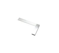 Faithfull Engineers Steel Try Square 100mm (4in) - Precision Ground, Hardened Steel Blade, Accurate Marking, Measuring & Layout Tool for Metalworking & Woodworking