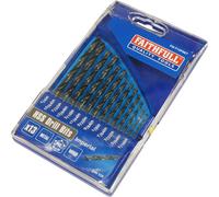 Faithfull FAIF13PSET 13 Piece HSS Imperial Drill Bit Set 1/16-1/4in Sizes