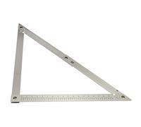 Faithfull FAIFS600 Aluminium Folding Builders Square 600mm (24in) With Carry Case, Silver