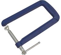 Faithfull FAIG8DT-TB 200mm 8-inch G-Clamp Deep Throat with 85mm 3-inch Cap, Mul