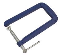 Faithfull FAIG8DT-TB 200mm 8-inch G-Clamp Deep Throat with 85mm 3-inch Cap, Multicolour