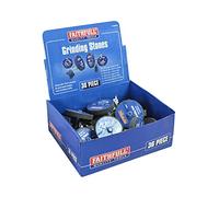 Faithfull FAIGWA36 Grinding Wheel Assortment - 36 Piece