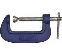 Faithfull FAIHC2 Mini G Clamp 51 mm (2 Inch) Capacity, 22 mm Throat , Blue