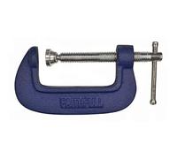 Faithfull FAIHC2 Mini G Clamp 51 mm (2 Inch) Capacity, 22 mm Throat , Blue