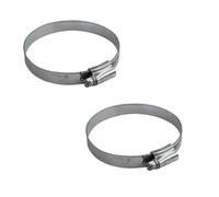 Faithfull Faihc3Xb 3X Hose Clips - Zinc Mszp 60 - 80mm X2 Clips