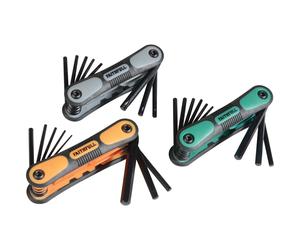 Faithfull FAIHKSTRIPLE Folding Hexagonal Key Set of 25 Metric, Imperial & TORX