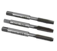 HSS Straight Flute Tap Set M6 x 1.0, 3 Piece