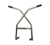 Faithfull FAIKERBL Heavy-Duty Kerb Lifter Tongs, 360 mm Clamping Range, 100 kg Capacity, Silver, Overall Length: 850mm