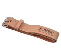 Faithfull FAILB134 Heavy-Duty Leather Belt 45mm and 1.3/4-inch, Beige
