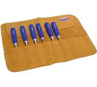 Faithfull Failcr8 8 Pocket Leather Chisel Roll