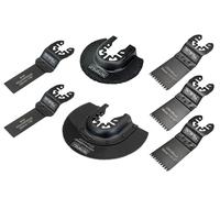Faithfull FAIMFKIT7 7 Piece Multi Function Tool Blade Set