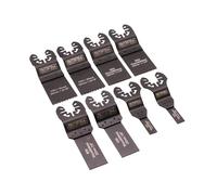Faithfull Multi Tool Blade Set - 8 Piece Multi-Function Oscillating Blade Kit with BIM & CRV Blades & Quick Change Fitting for Wood, Metal & Plastic