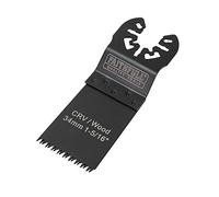 Faithfull FAIMFW34B Flush Cut Wood Blade Side Set 34mm CRV Pack of 5