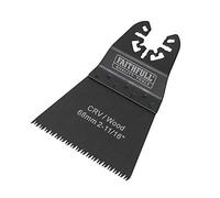 Faithfull FAIMFW68GB Multi-Functional Tool Flush Wood Blade Ground Set 68mm Pack of 5