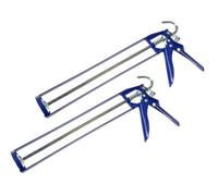 Faithfull Faimg Metal Frame Mastic Skeleton Caulk Sealant Guns 425Ml Twin Pack