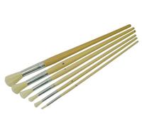 Faithfull Round Fitch Brush Set (6 Pieces)