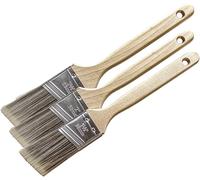 Faithfull FAIPBTSASH3 Tradesman Angled Sash "cutting in" Paint Brush set of 3 p