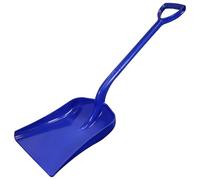 Faithfull FAIPLSHOVEL Blue Plastic Shovel, Lightweight & Strong with Polypropylene Coated Steel Shaft - Blade Size 390mm x 315mm, Total Length 1020mm