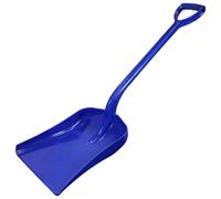 Faithfull FAIPLSHOVEL Blue Plastic Shovel, Lightweight & Strong with Polypropylene Coated Steel Shaft ? Blade Size 390mm x 315mm, Total Length 1020mm