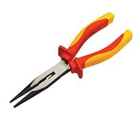Faithfull FAIPLVDELN8 Long Nose Pliers VDE 200mm
