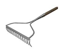 Faithfull RI12-VRSSGRWH Prestige Stainless Steel Garden Rake Ash Handle