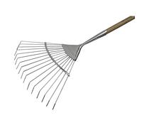 Faithfull RI12-VRSSLRWH Prestige Stainless Steel Lawn Rake Ash Handle