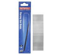Faithfull Piercing Saw Blades 5" / 125mm 48tpi Pack of 12