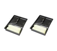 Faithfull FAIRKIT Roller Kit Tray, Frame and 2 Refills (Pack of 2)