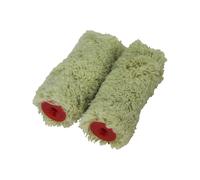 Faithfull FAIRMINI2MAS Masonry Mini Roller Refills 100mm (4in) Twin Pack. For Masonry Paints on Rough Surfaces