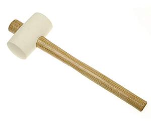 Faithfull FAIRMW3 Rubber Mallet - White 76mm