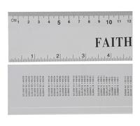 Faithfull FAIRULE300 Aluminium Rule 300mm / 12in