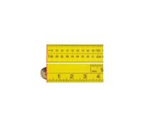 Faithfull FAIRULEFOLD Folding Rule Yellow ABS Plastic 1 Metre / 39in