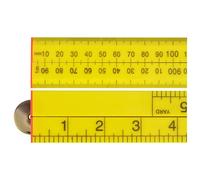 Faithfull Folding Rule Yellow Abs Plastic 1M / 39In