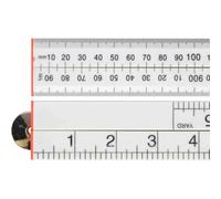 Faithfull FAIRULEFOLDW 1m/ 39-inch Folding Rule ABS Plastic - White
