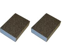 Faithfull FAISBCM Sanding Block C/M, 1.9802 cm*1.9802 cm*8.2 cm (Pack of 2)