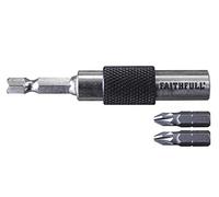 Faithfull FAISBMBH15 380mm (15in) Flexi Bit Holder 75mm Includes 2 x PZ2 Bits