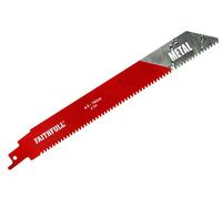 Faithfull FAISBS1130HM S1130Hm Metal Carbide Sabre Saw Blade 228Mm X 8 Tpi