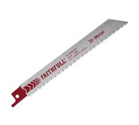 Faithfull FAISBS918H S918H Sabre Saw Blade Metal 150mm 10 TPI (Pac...