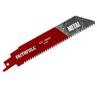 Faithfull FAISBS930HM S930Hm Metal Carbide Sabre Saw Blade 152Mm X 8 Tpi