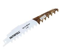 Faithfull FAISBS950HM S950Hm Wood Carbide Sabre Saw Blade 152Mm X 3 Tpi
