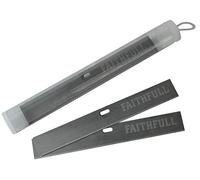 Faithfull FAISCRA100BL Heavy-Duty Long Handle Scraper Blades 100mm - Pack of 5