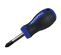 Faithfull Stubby Pozi Screwdriver PZ2 40mm