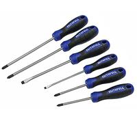 Faithfull Boxed Soft Grip Screwdriver Set 6 Piece