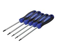 Faithfull FAISDTSET5 TORX (Star) Head Screwdriver 5 Piece Set