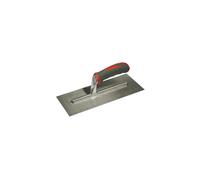 Faithfull FAISGTP11SS Plasterers Trowel Stainless Steel Soft-Grip Handle 11in x 4.3/4in