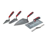 Faithfull FAISGTSET5 Soft-Grip Trowel Set 5 Piece