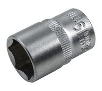 Faithfull FAISOC1219Q Metric Hex Sockets 1/2in 19mm SqDr