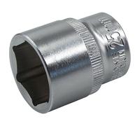 Faithfull Metric Hex Sockets FAISOC1225Q, 25mm 1/2in Square Drive