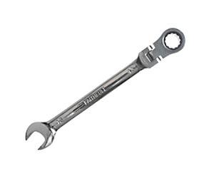 Faithfull FAISPARAT13 Ratchet Combi Spanner 12 Point Chrome Vanadium Chrome Plated 13 mm